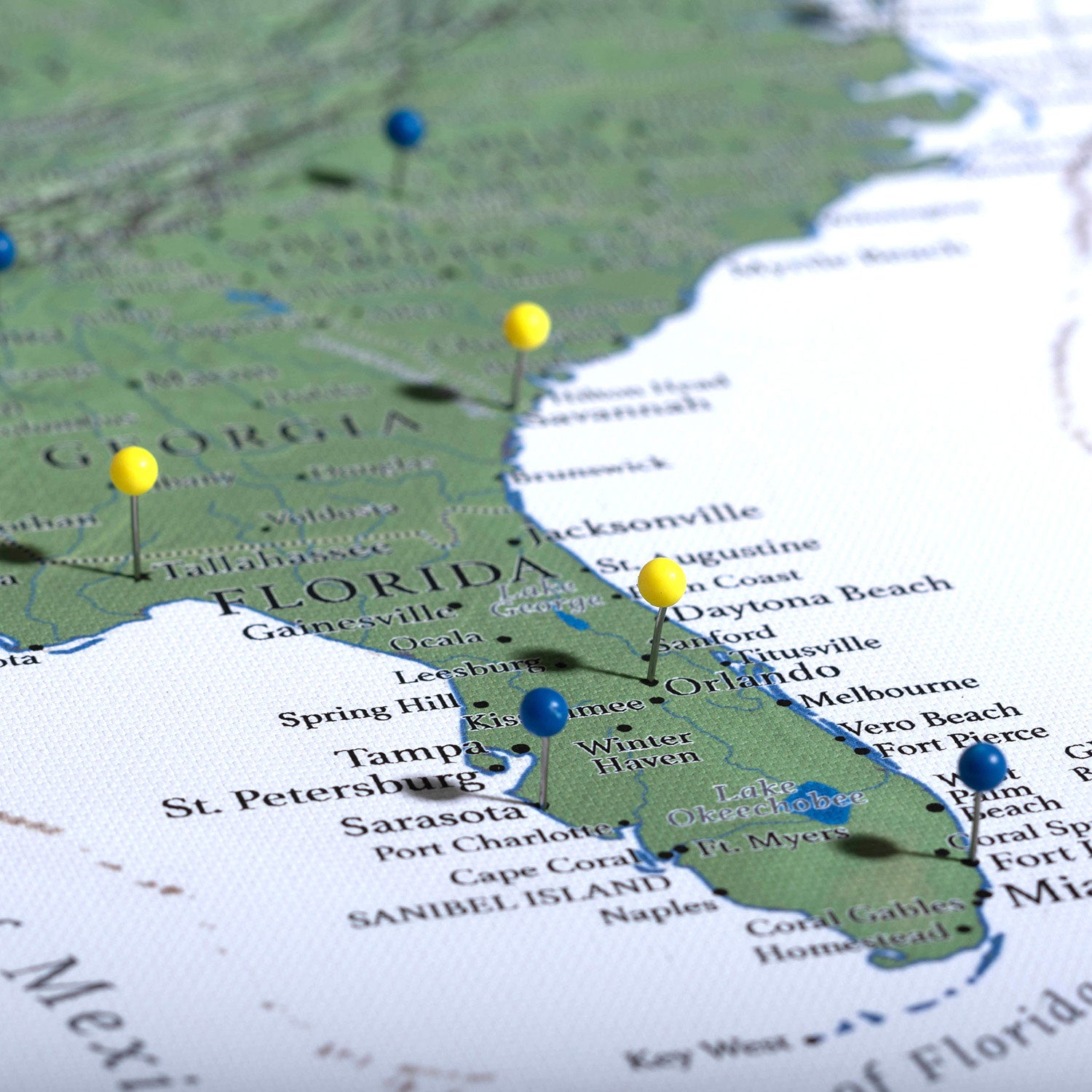 The Adventurer USA Push Pin Travel Map