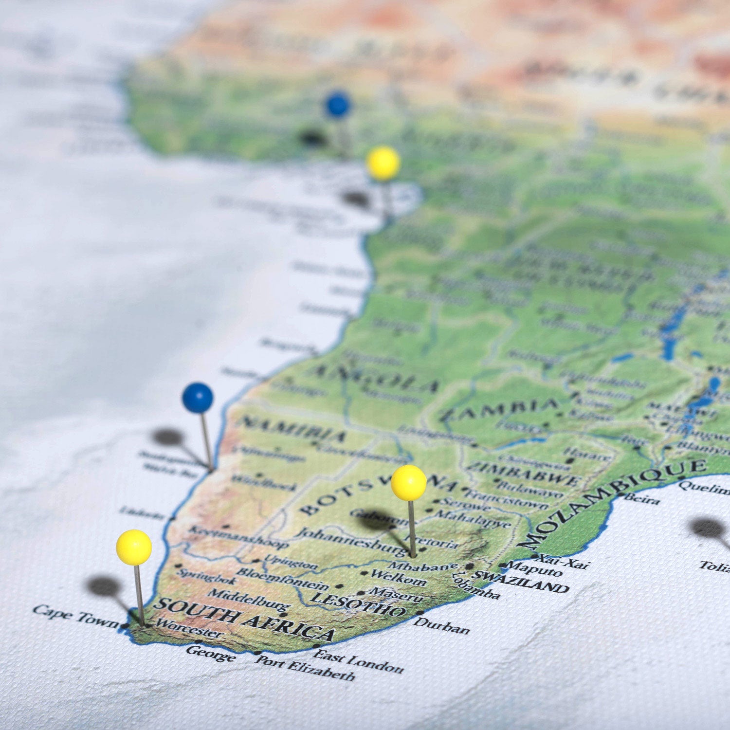 The Adventurer World Push Pin Travel Map