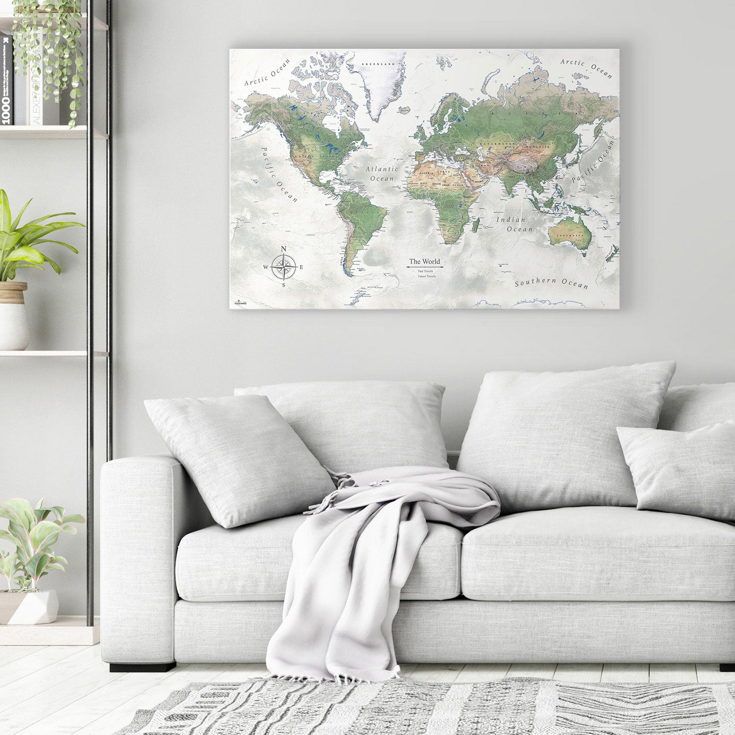 The Adventurer World Push Pin Travel Map