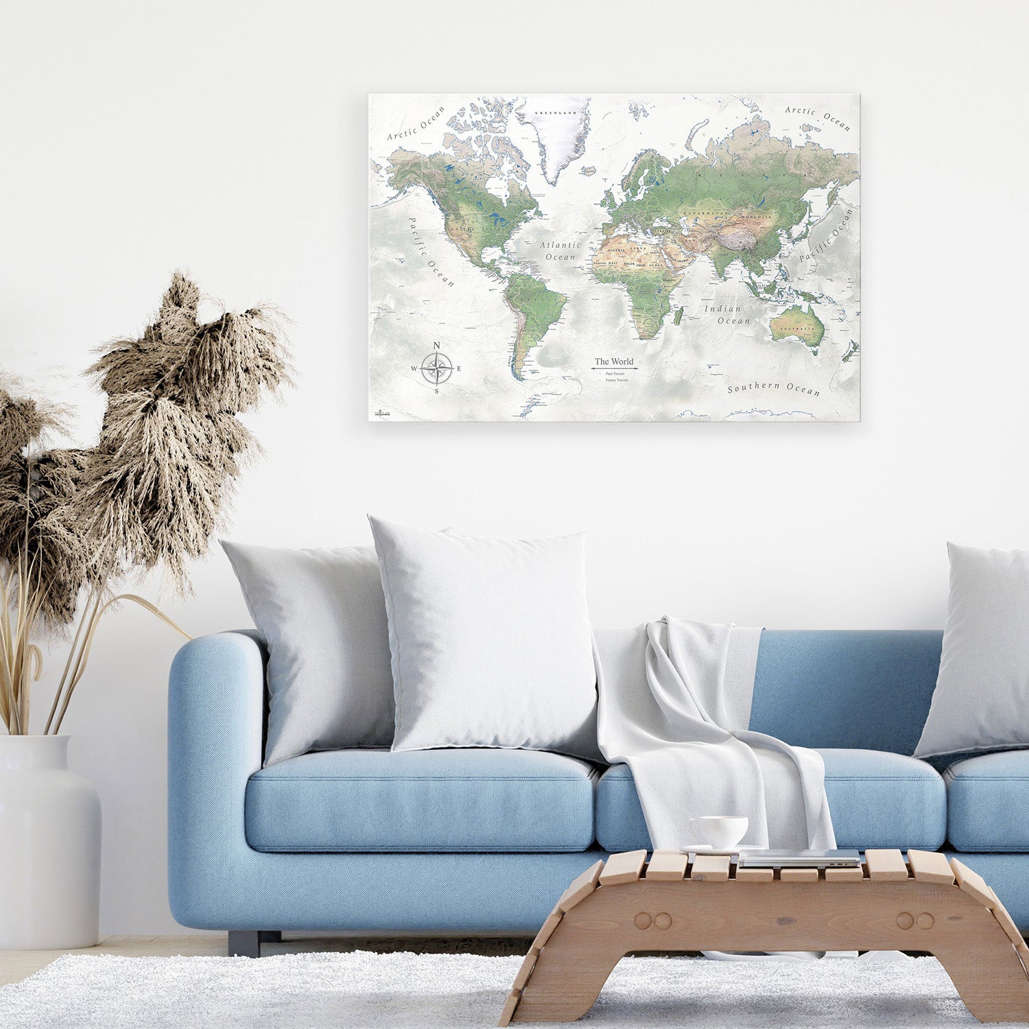 The Adventurer World Push Pin Travel Map